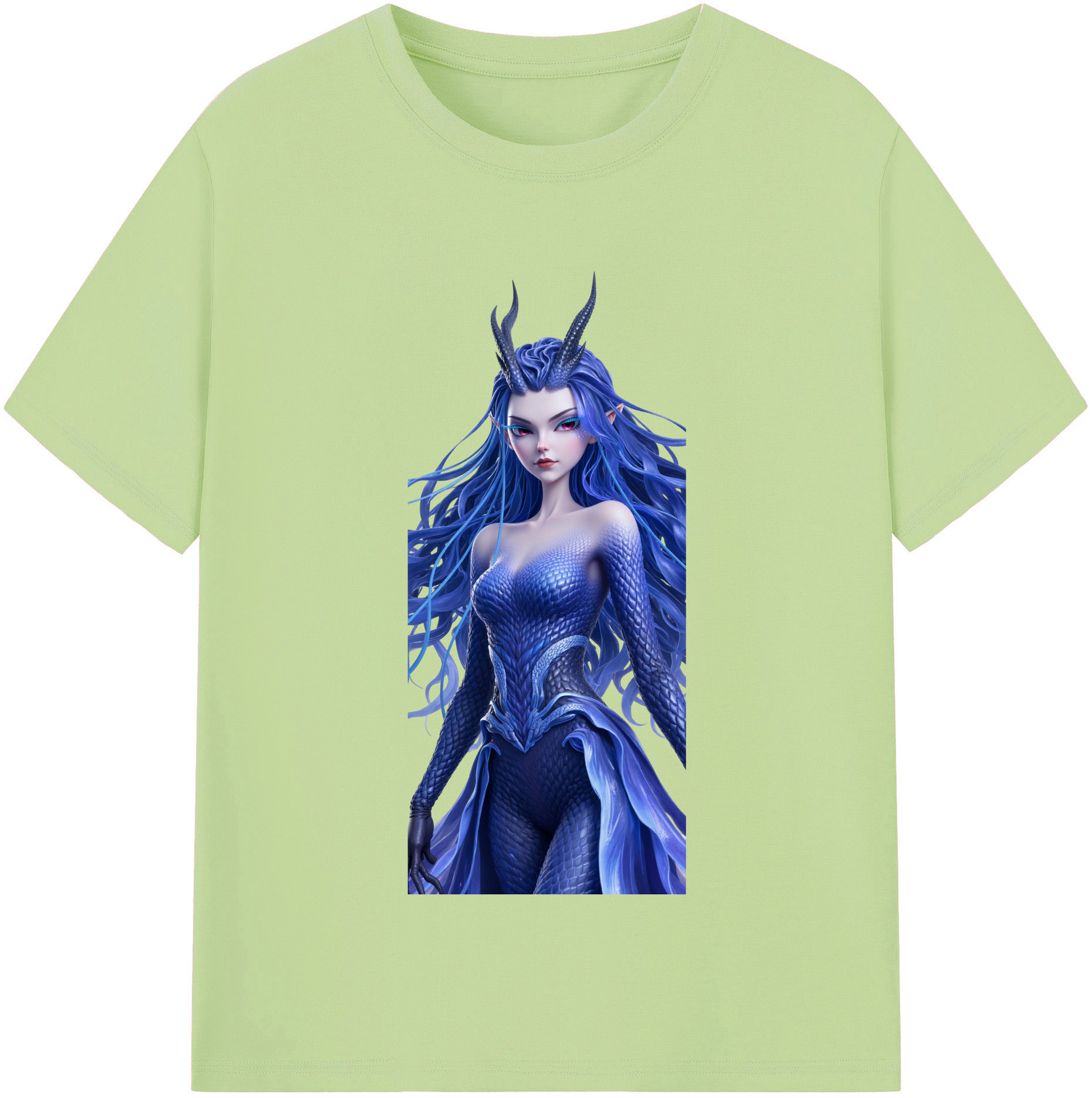 （画像用） Ne Zha 2 ナタ 魔童の大暴れ 綿100％半袖Tシャツ（フロントプリント）